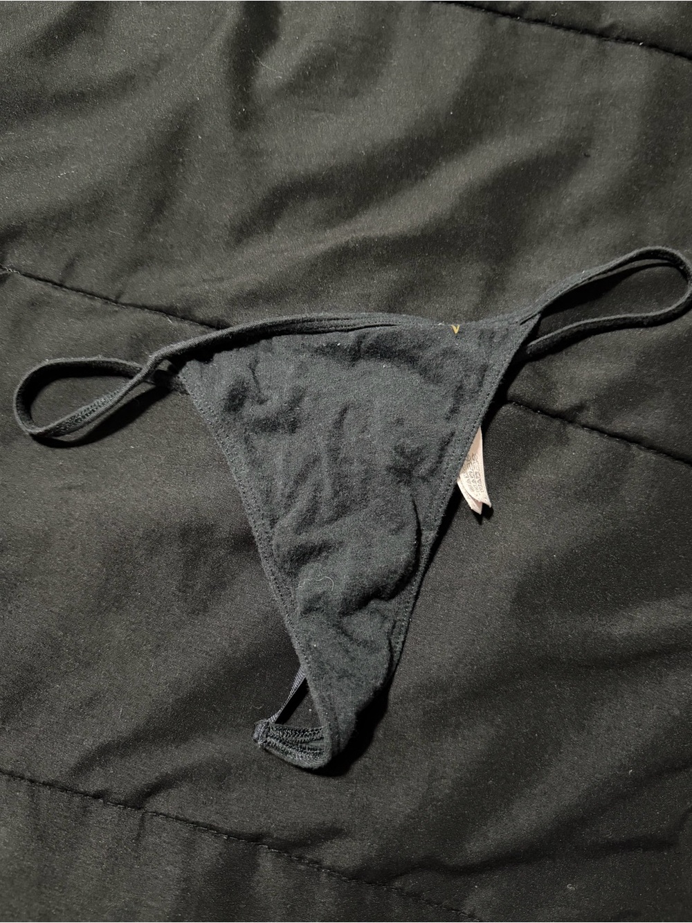Victoria's Secret Black Thong Panty